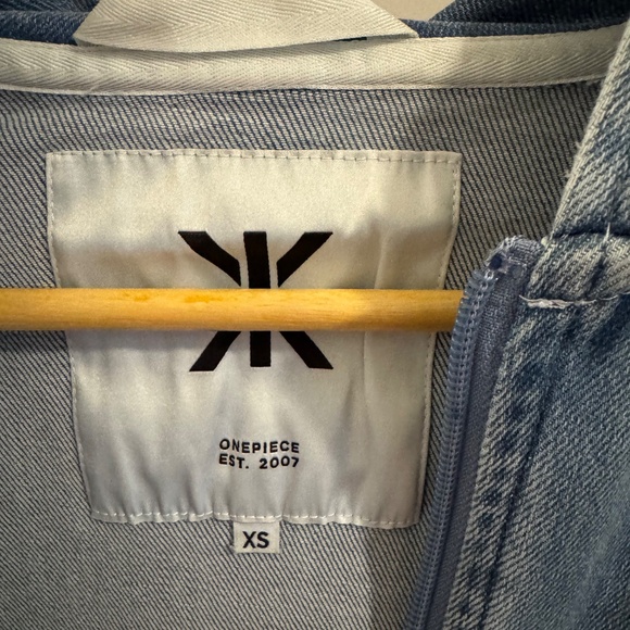 OnePiece Denim Rhinestone Fringe Shorts - Picture 3 of 3